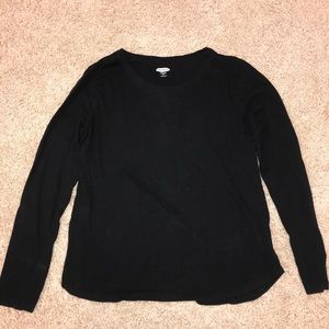 Basic Black Long Sleeve Tee